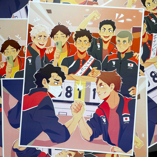 Arm Wrestle Print
