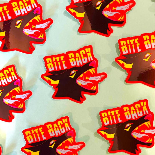 Bite Back Sticker