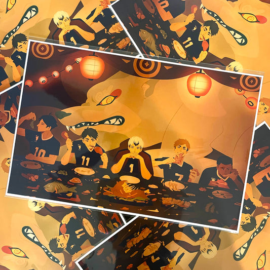Monsters' Feast Print