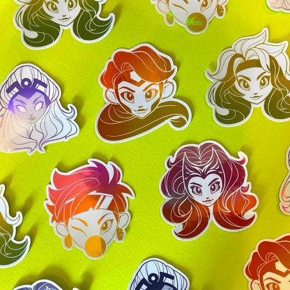 Marvel Girlies Stickers